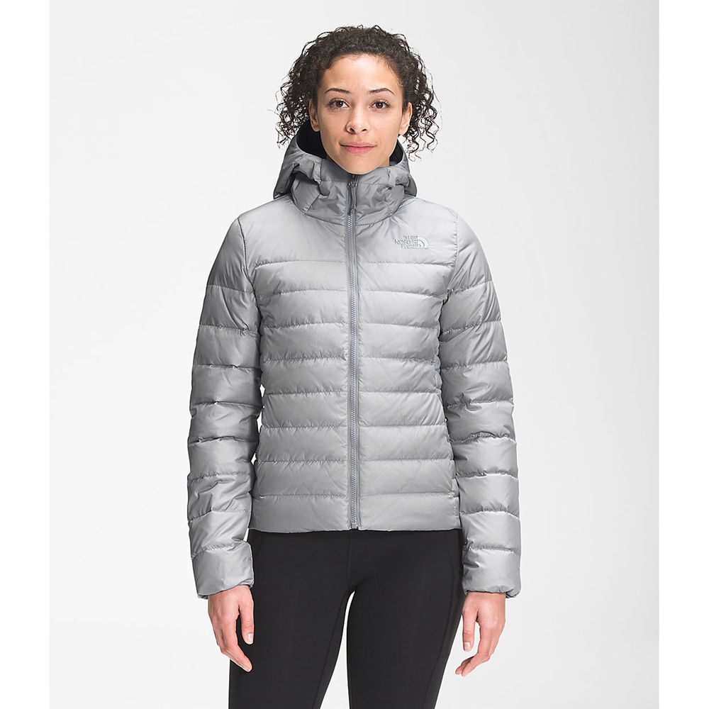 The North Face Hooded Jacket Womens Australia - The North Face Aconcagua Grey (CMP-204518)